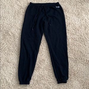 Black pink Victoria’s secret sweatpants
